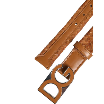 Icon Dolce Gabbana Clothing Belt with DG Logo and Luxe Leather &