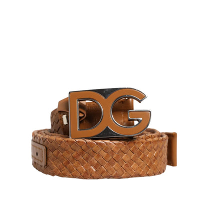 Icon Dolce Gabbana Clothing Belt with DG Logo and Luxe Leather &