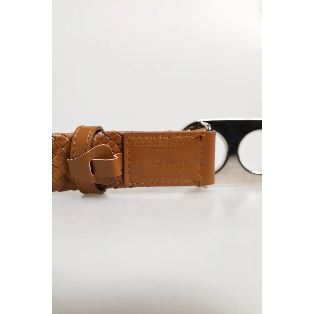 Icon Dolce Gabbana Clothing Belt with DG Logo and Luxe Leather &