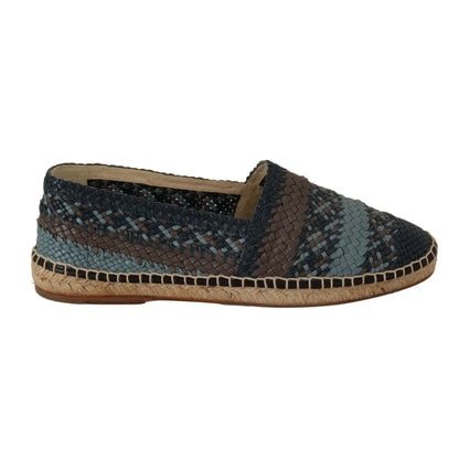 Iconic Dolce Gabbana Buffalo Leather Espadrilles &