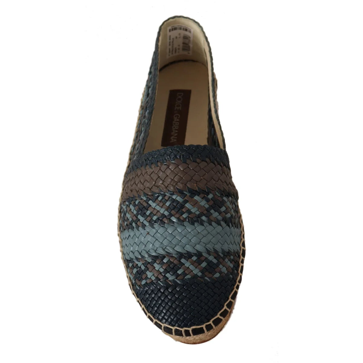 Iconic Dolce Gabbana Buffalo Leather Espadrilles &
