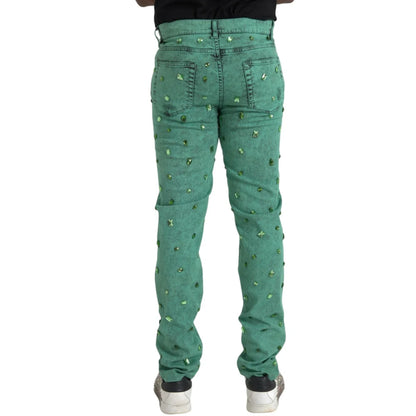 Iconic Dolce Gabbana Slim Jeans in Cotton Stretch Denim &