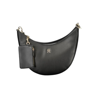 Iconic Tommy Hilfiger Handbag Black Elegance Meets Everyday Practicality