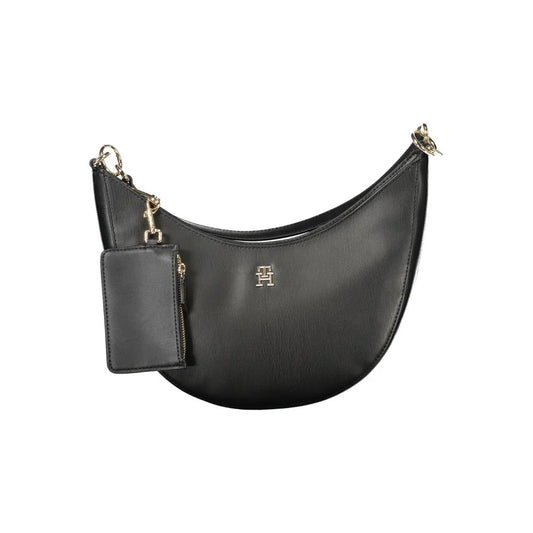Iconic Tommy Hilfiger Handbag Black Elegance Meets Everyday Practicality