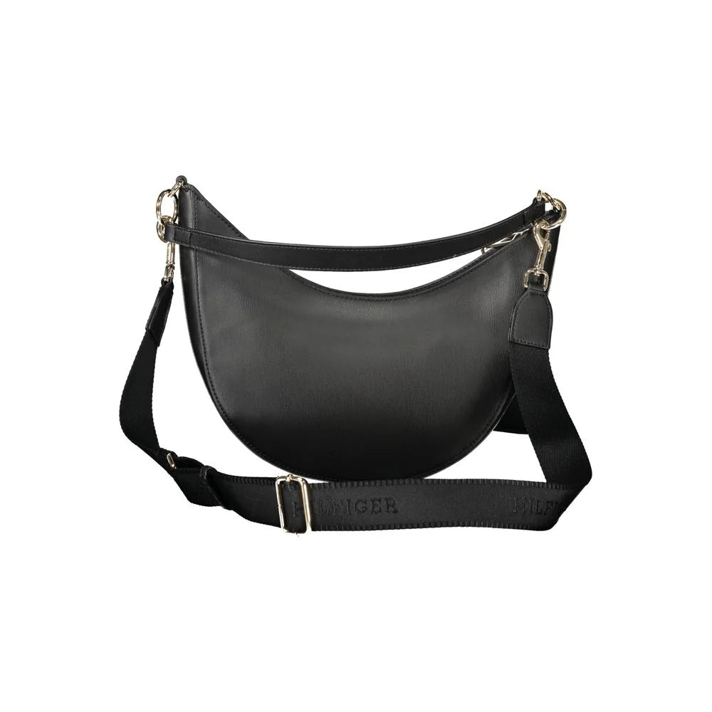 Iconic Tommy Hilfiger Handbag Black Elegance Meets Everyday Practicality