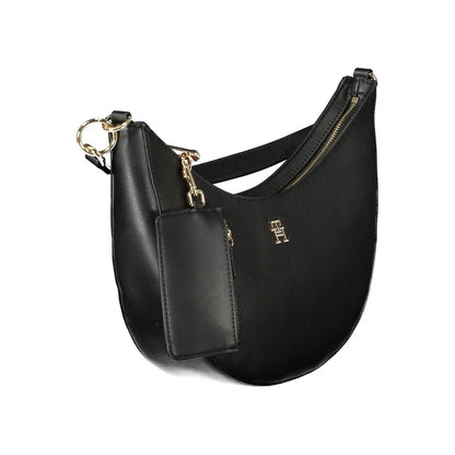 Iconic Tommy Hilfiger Handbag Black Elegance Meets Everyday Practicality