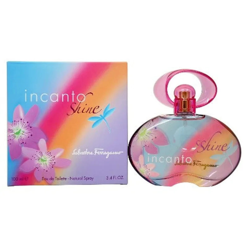 Incanto Shine Eau Tropical Burst of Bergamot Pineapple Peach Peony Women’s Perfume Salvatore Ferragamo