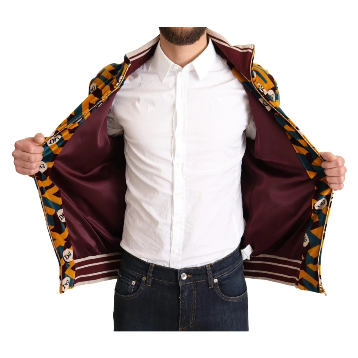 Incredible Dolce Gabbana Zip Sweater Dress with Iconic Logo Details &