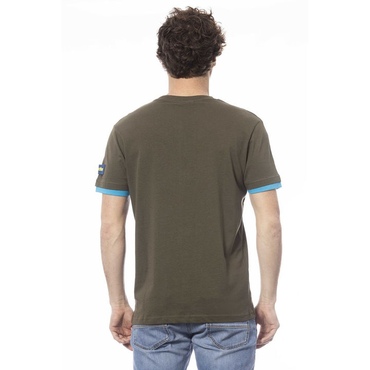 Invicta Green Cotton Men T-shirt