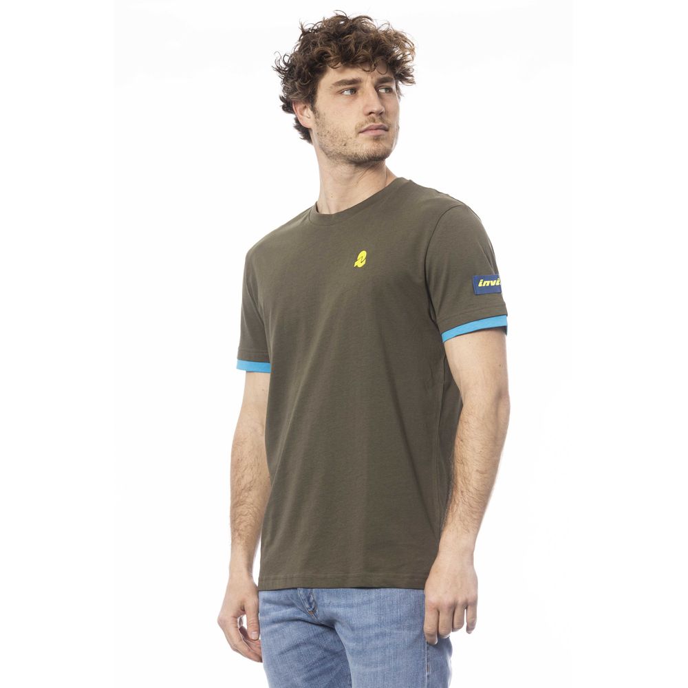Invicta Green Cotton Men T-shirt