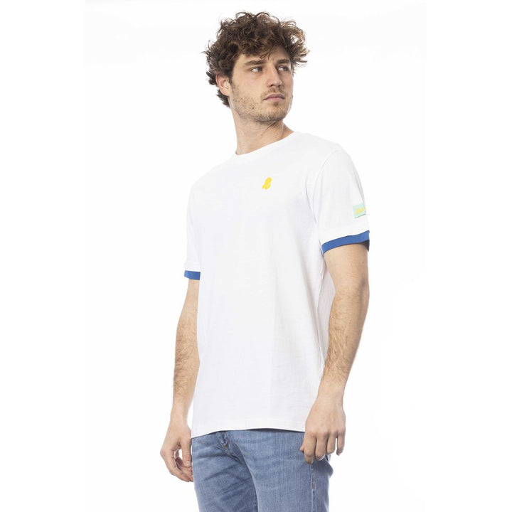 Invicta White Cotton Men’s T-shirt