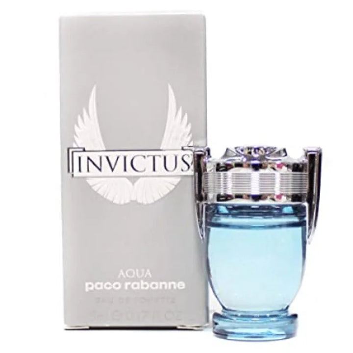 Invictus Aqua Surge of Powerful Woods and Vibrant Amber Wood Men’s Cologne Paco Rabanne