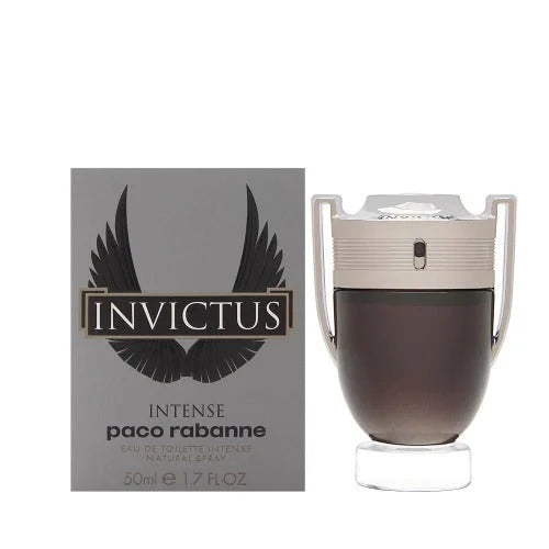 Invictus Intense by Paco Rabanne Bold Amber and Whiskey Perfume for Men Men’s Cologne