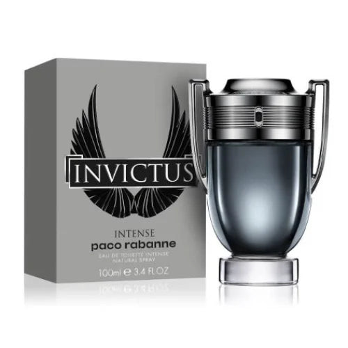Invictus Intense by Paco Rabanne Bold Amber and Whiskey Perfume for Men Men’s Cologne