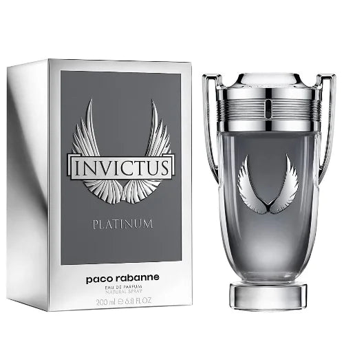 Invictus Platinum Cologne for Men Woody Aromatic Perfume by Paco Rabanne Men’s