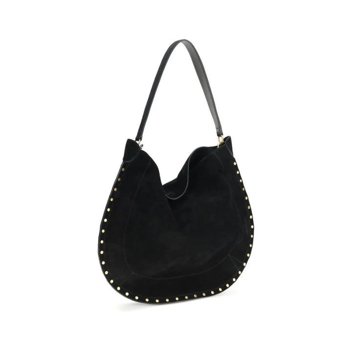 Isabel Marant Black Calf Leather Bos Taurus Shoulder Bag