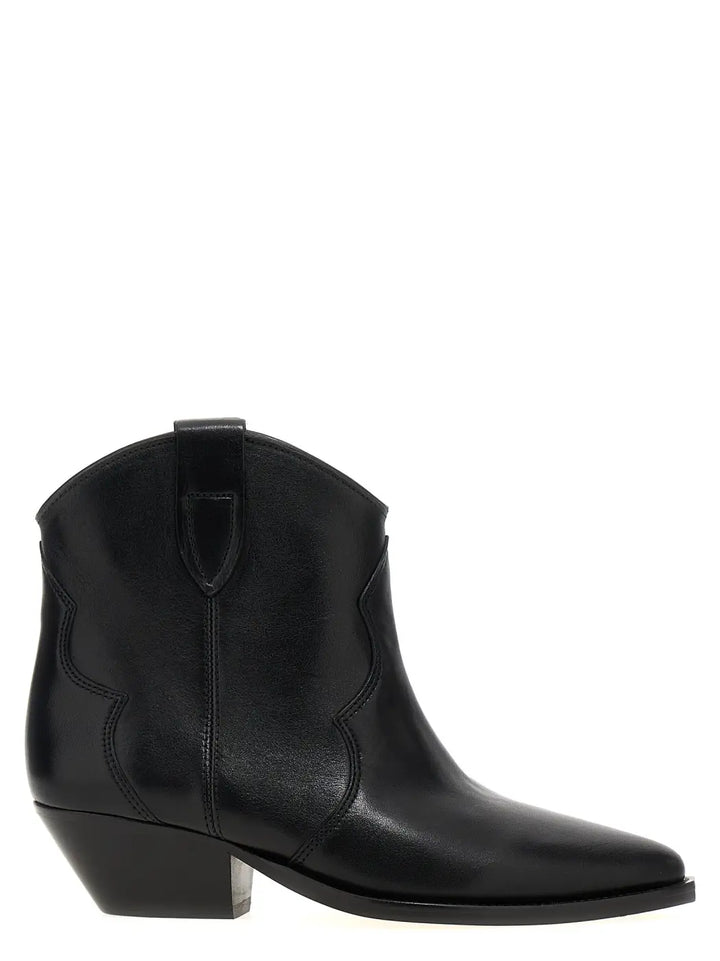 Isabel Marant Black Calfskin Chelsea Boots