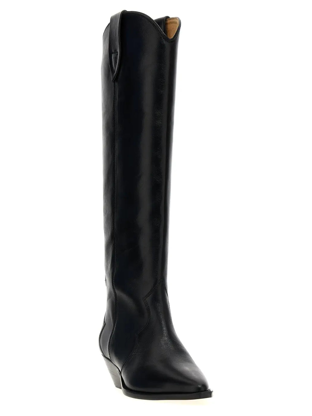 Isabel Marant Black Calfskin Chelsea Boots