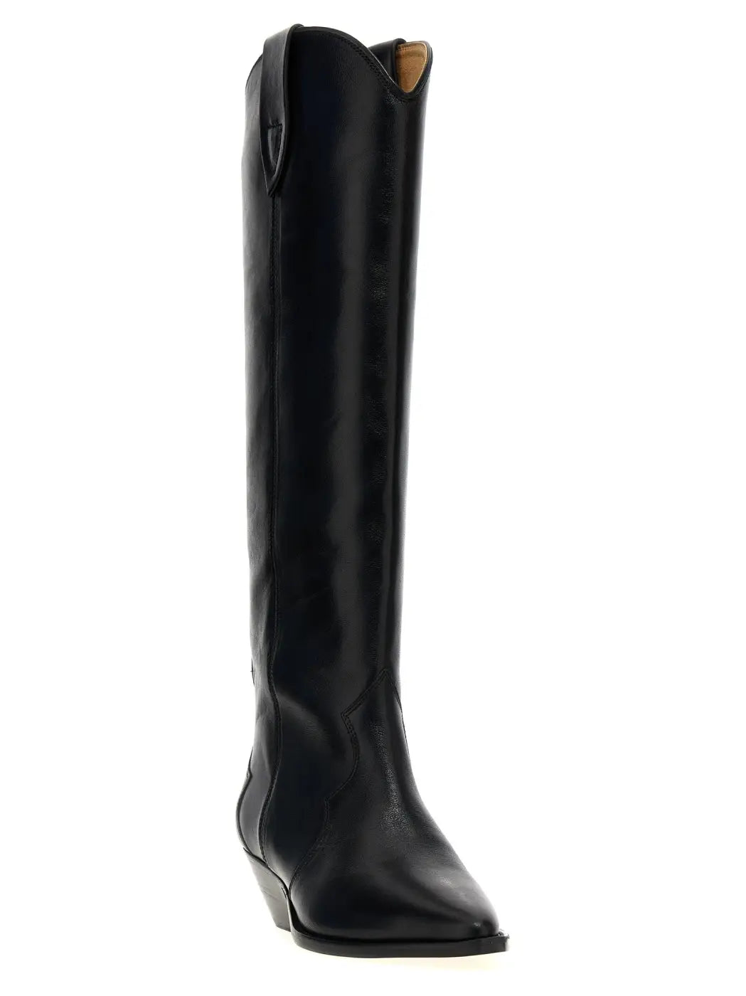 Isabel Marant Black Calfskin Chelsea Boots