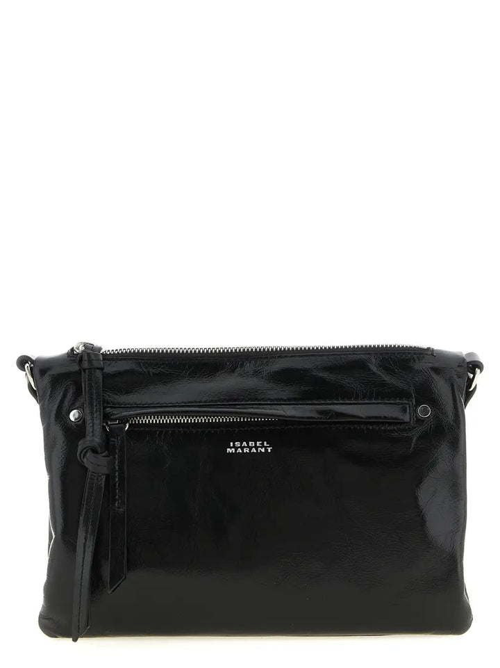 Isabel Marant Black Calfskin Crossbody Bag