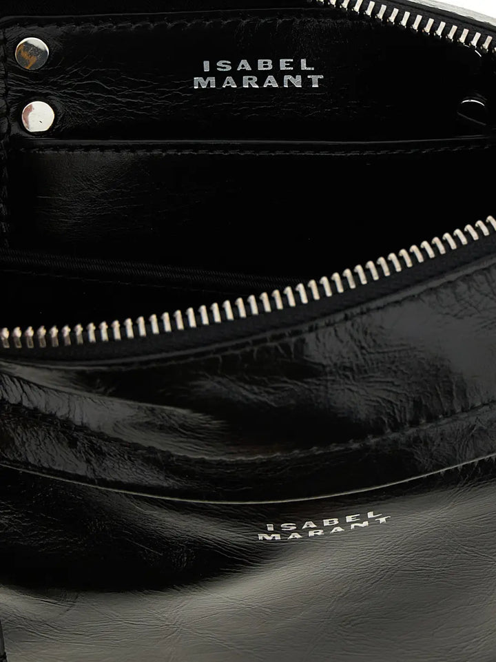 Isabel Marant Black Calfskin Crossbody Bag