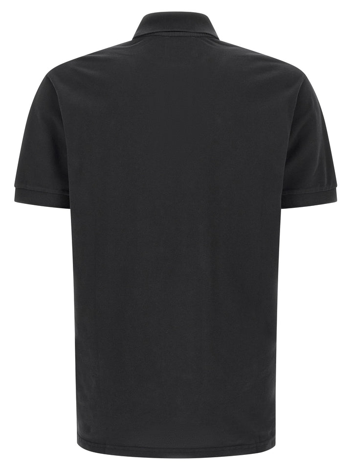 Isabel Marant Black Cotton Polo Shirt