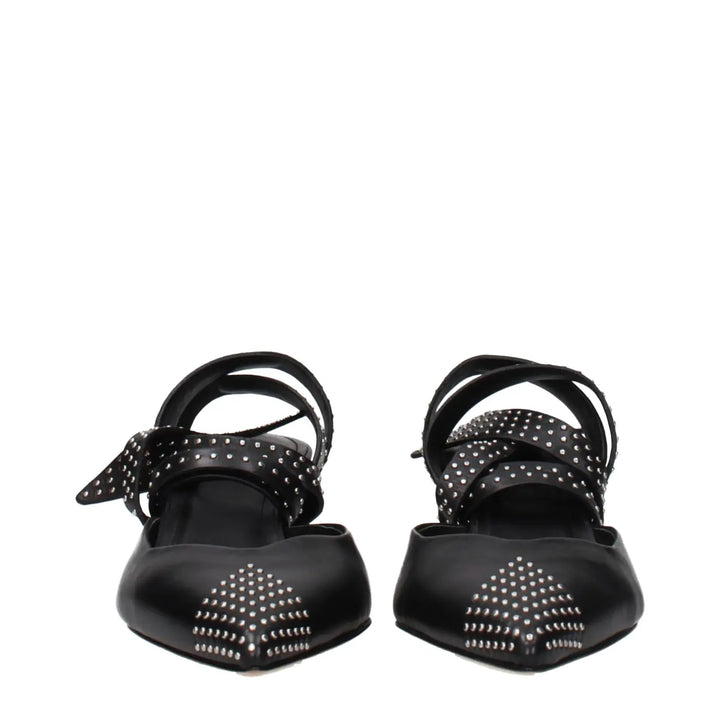 Isabel Marant Black Leather High Heel Pumps