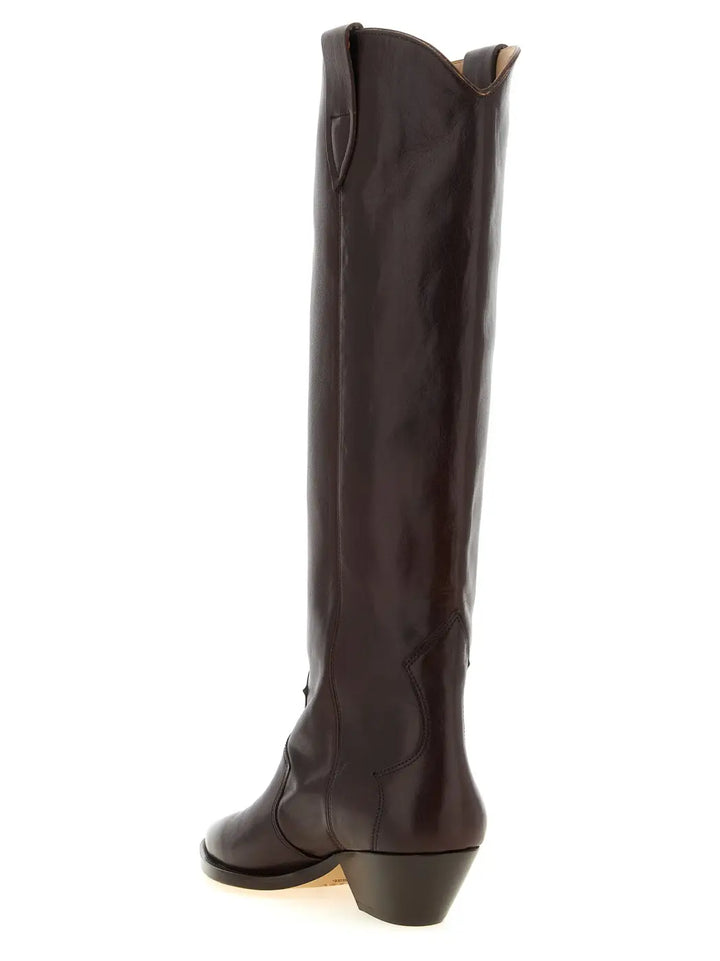 Isabel Marant Bordeaux Cowhide Chelsea Boots