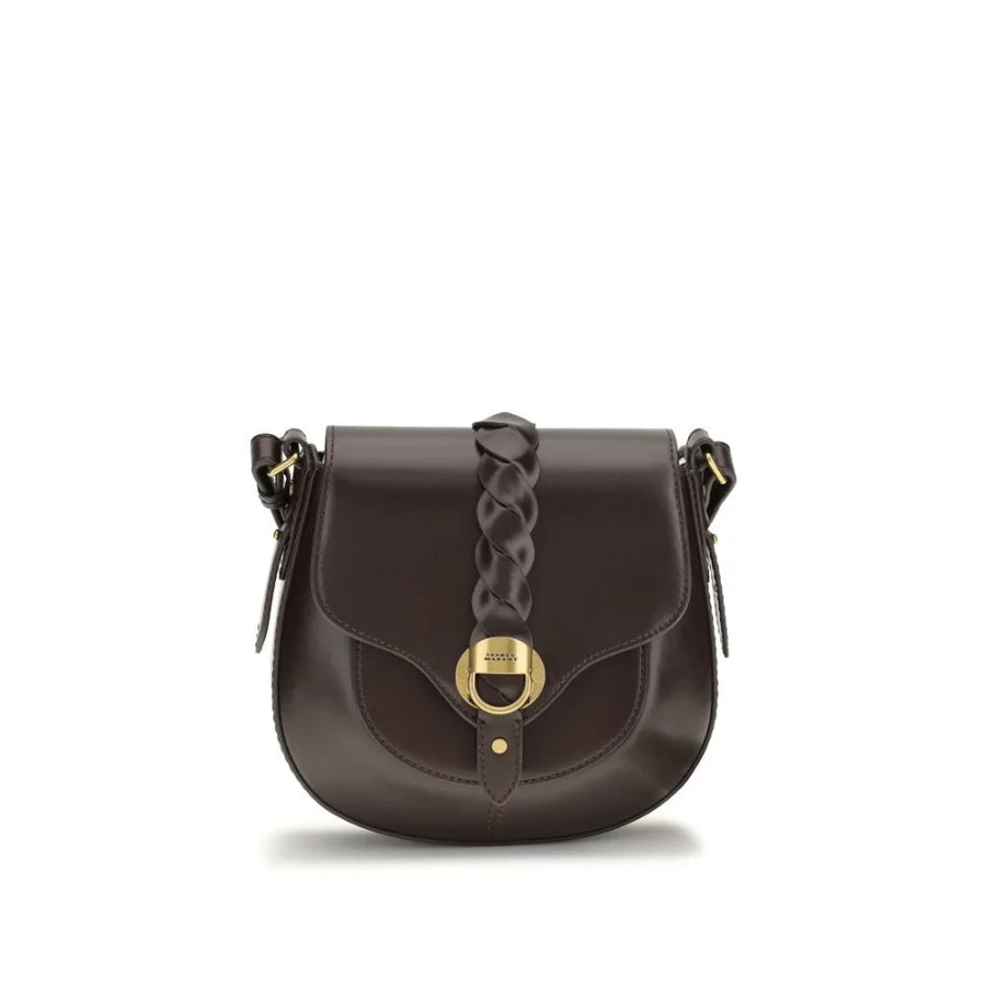 Isabel Marant Brown Calf Leather Bos Taurus Shoulder Bag