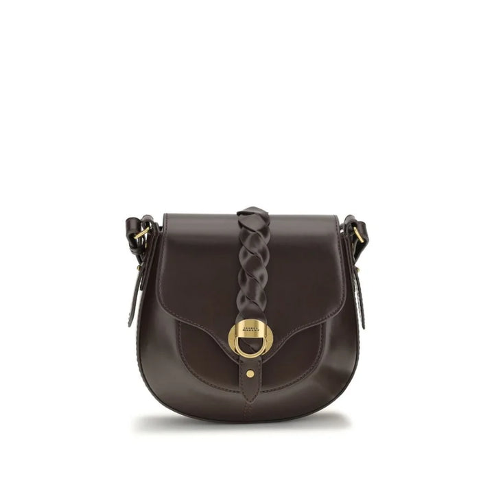Isabel Marant Brown Calf Leather Bos Taurus Shoulder Bag