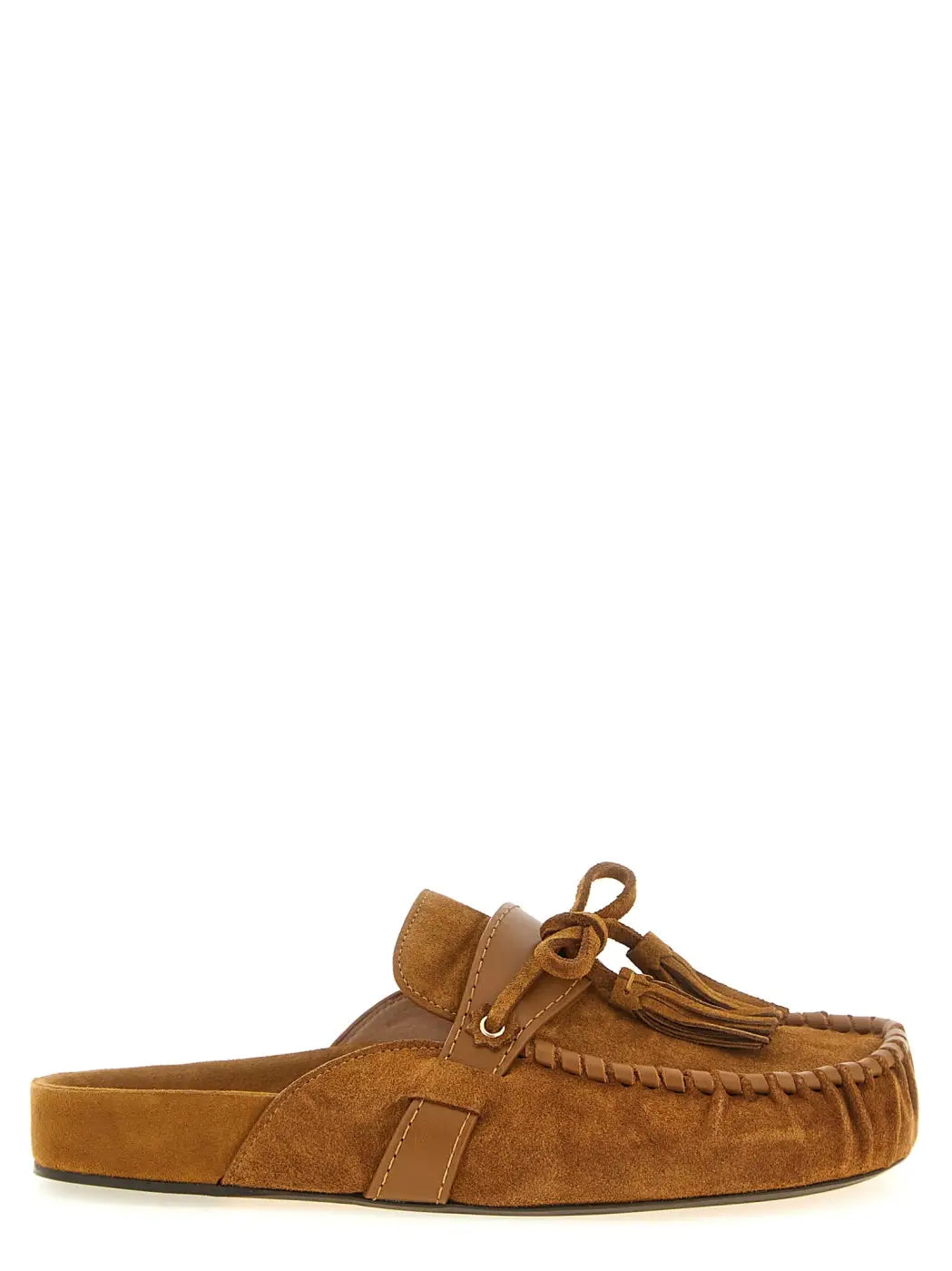 Isabel Marant Brown Cowhide Slip-on Loafers