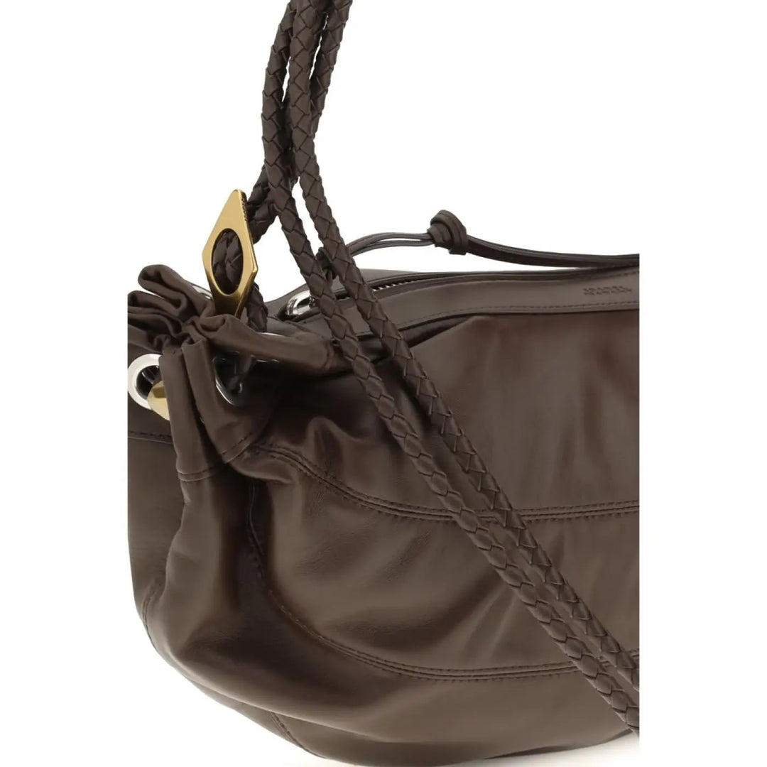 Isabel Marant Brown Lamb Ovis Aries Shoulder Bag