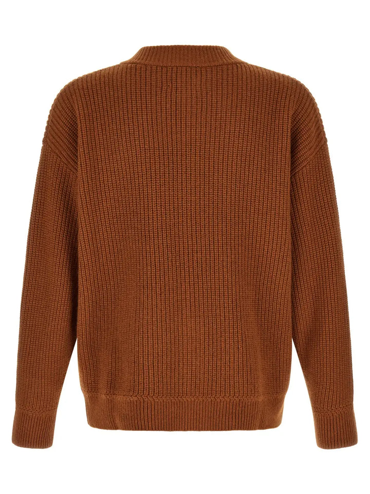 Isabel Marant Brown Merino Wool Cardigan