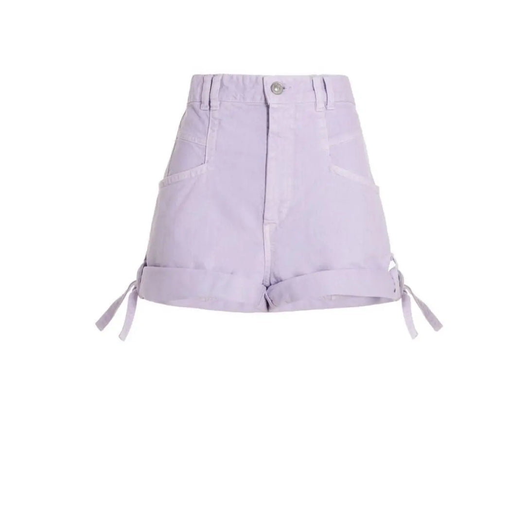 Isabel Marant Purple Cotton Shorts