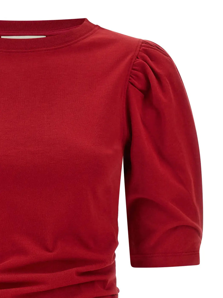 Isabel Marant Red Cotton Short Dress