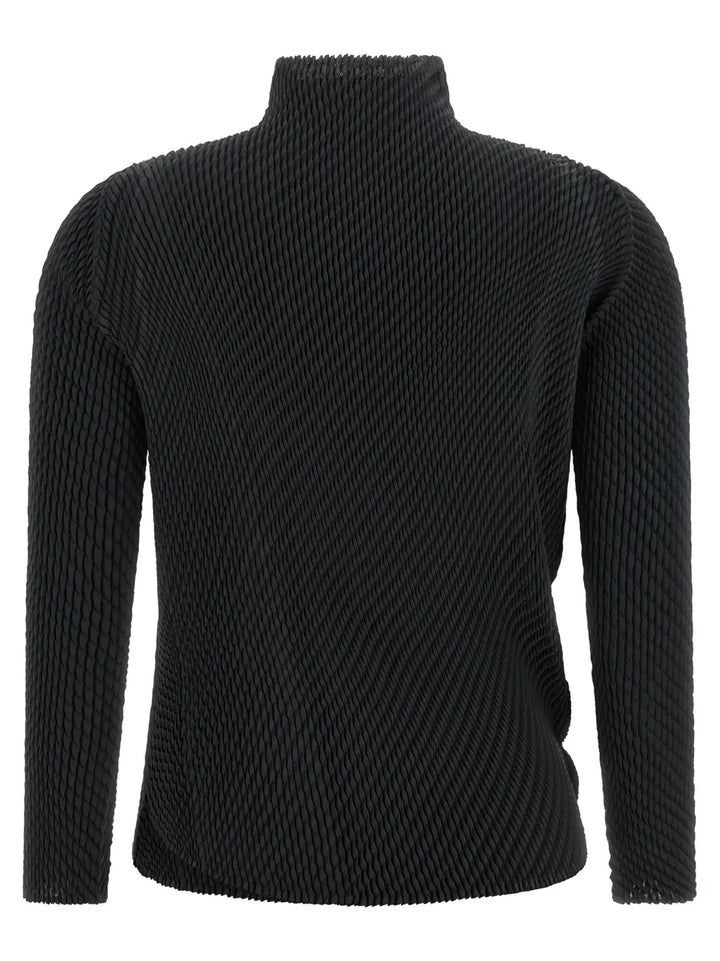 Issey Miyake Black Polyester Shirt