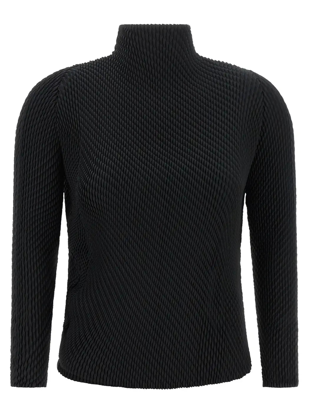 Issey Miyake Black Polyester Shirt