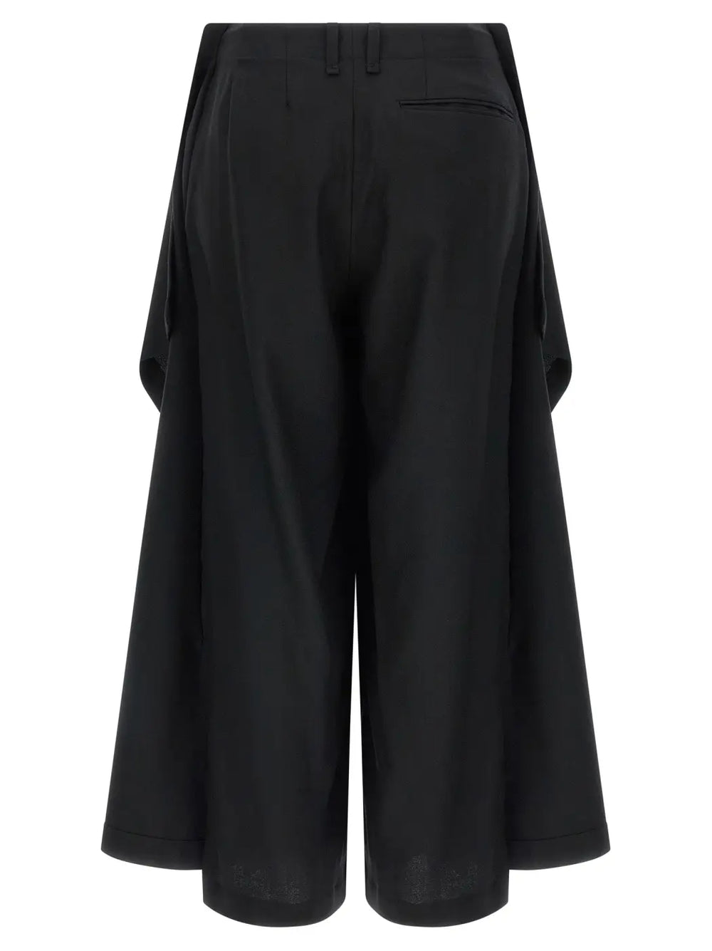 Issey Miyake Black Wool Casual Pants