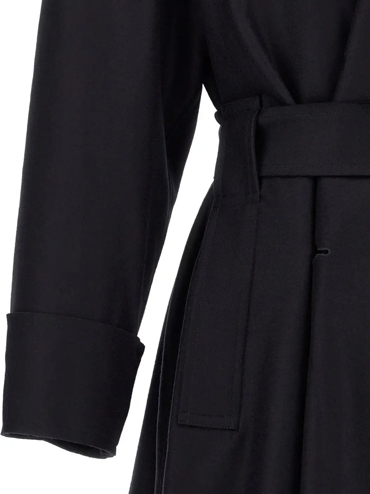 Issey Miyake Black Wool Coat