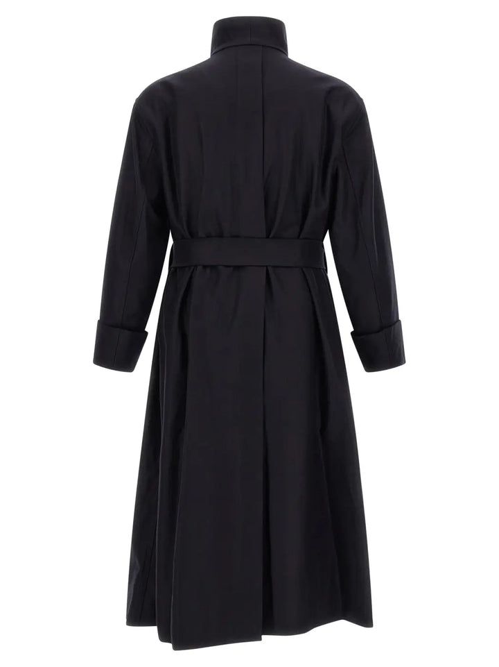 Issey Miyake Black Wool Coat