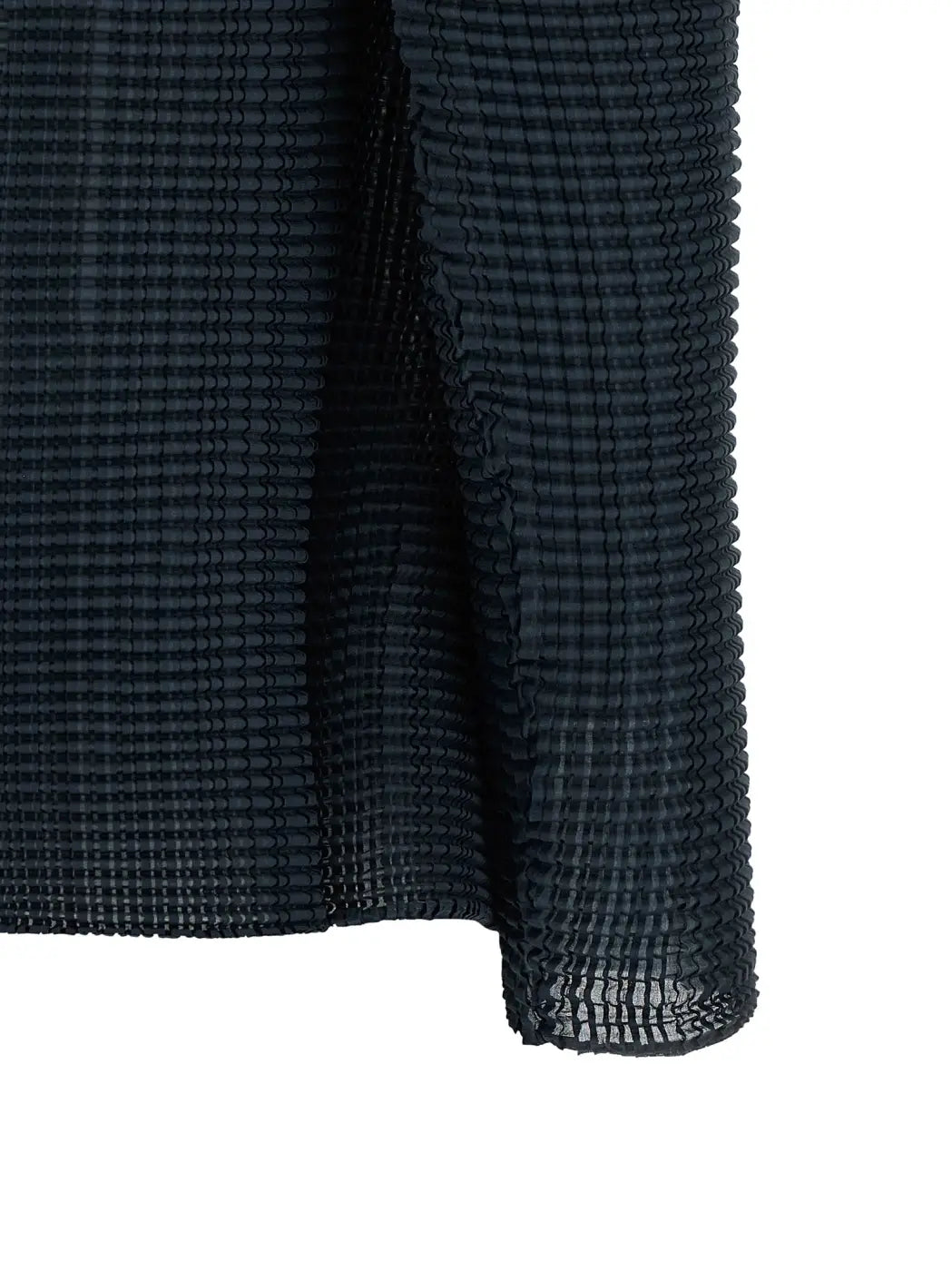 Issey Miyake Blue Polyester Cardigan