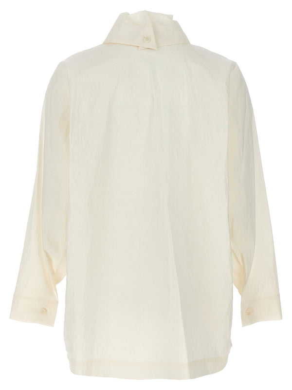 Issey Miyake - White Fibers Blouse