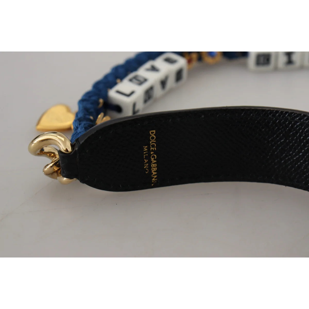 Italian Dream Leather Shoulder Strap by Dolce & Gabbana