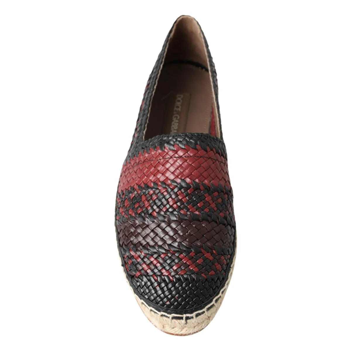 Italian Luxury Buffalo Leather Gabbana Espadrilles Dolce &