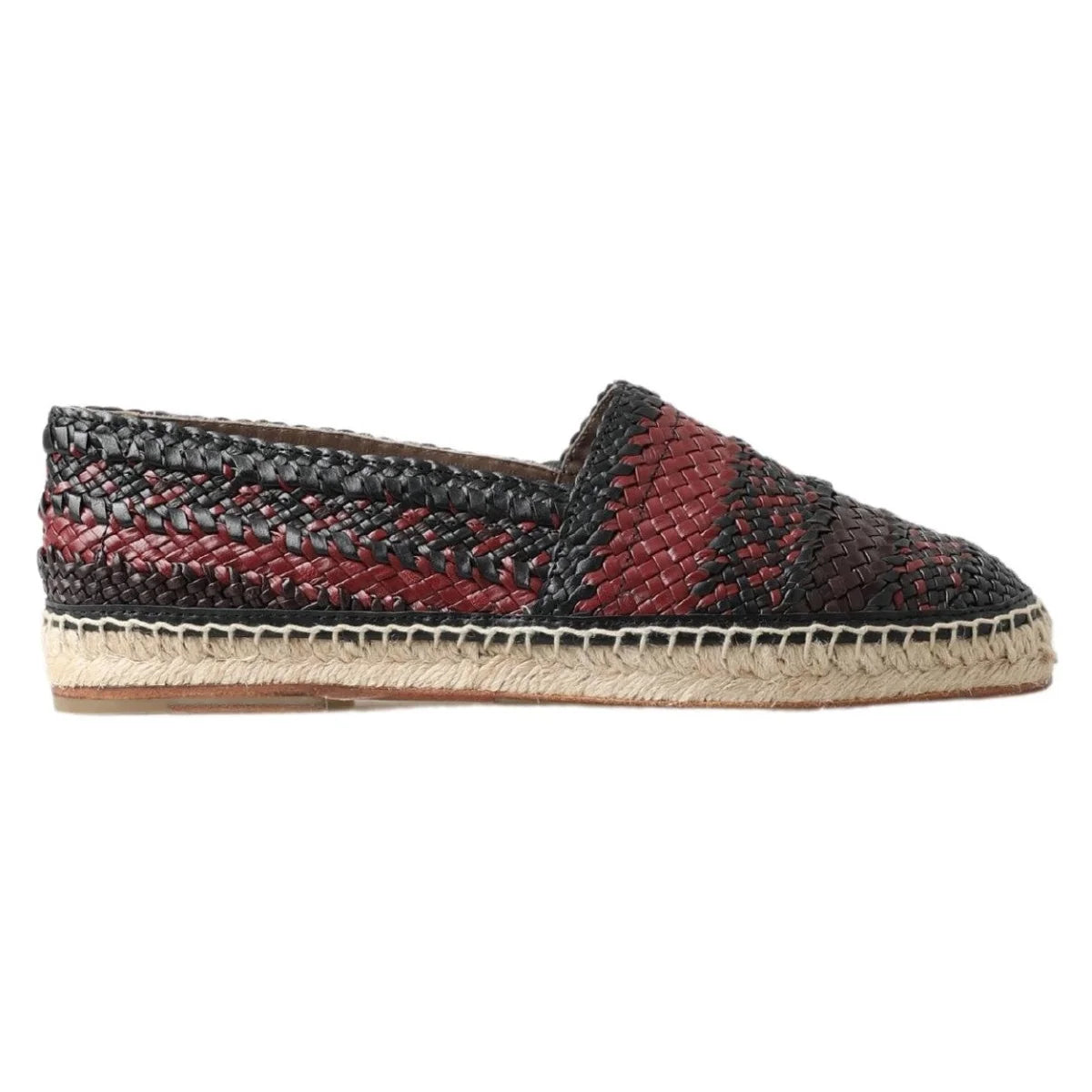 Italian Luxury Buffalo Leather Gabbana Espadrilles Dolce &