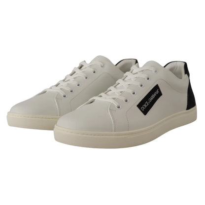 Italian Luxury Gabbana Sneakers on Sleek Rubber Sole Dolce &