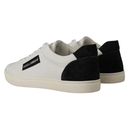 Italian Luxury Gabbana Sneakers on Sleek Rubber Sole Dolce &