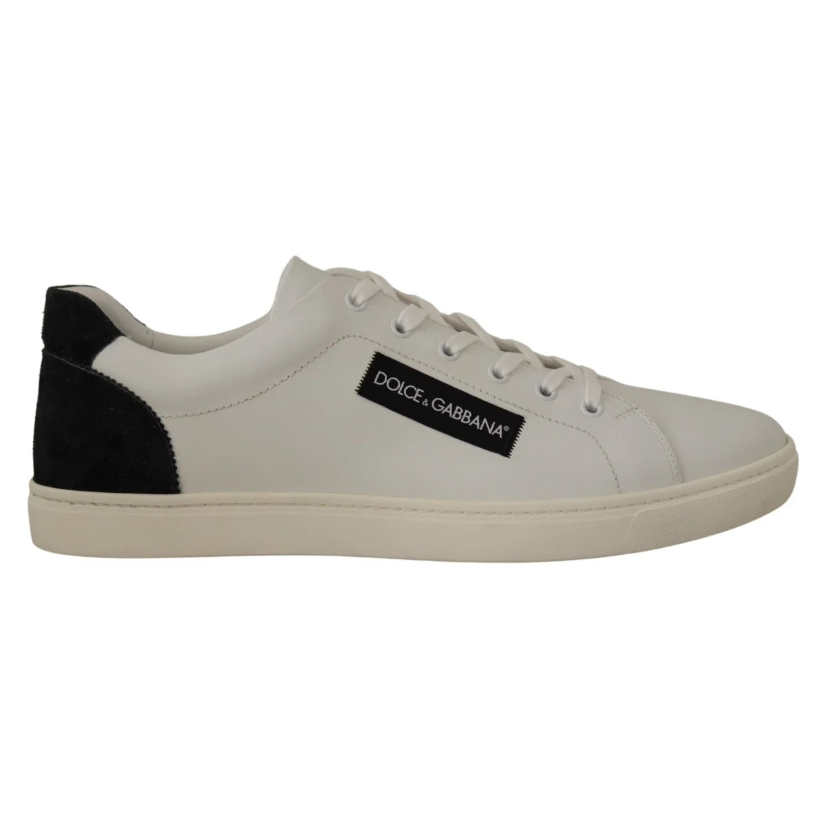 Italian Luxury Gabbana Sneakers on Sleek Rubber Sole Dolce &