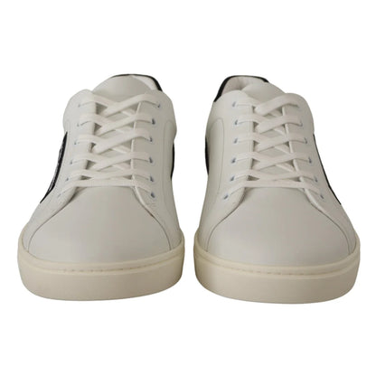 Italian Luxury Gabbana Sneakers on Sleek Rubber Sole Dolce &