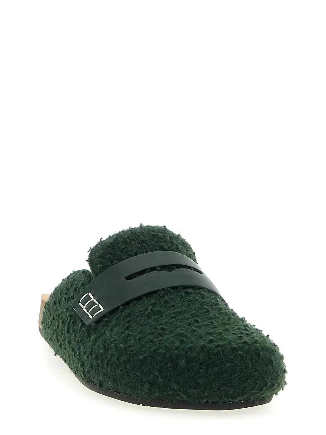 J.w.anderson Bicolor Virgin Wool Slip-on Loafers